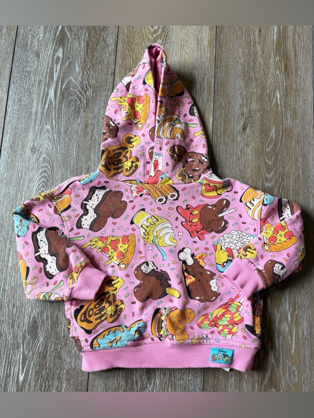 Disney Eats Fun Pink Sweatshirt size 3